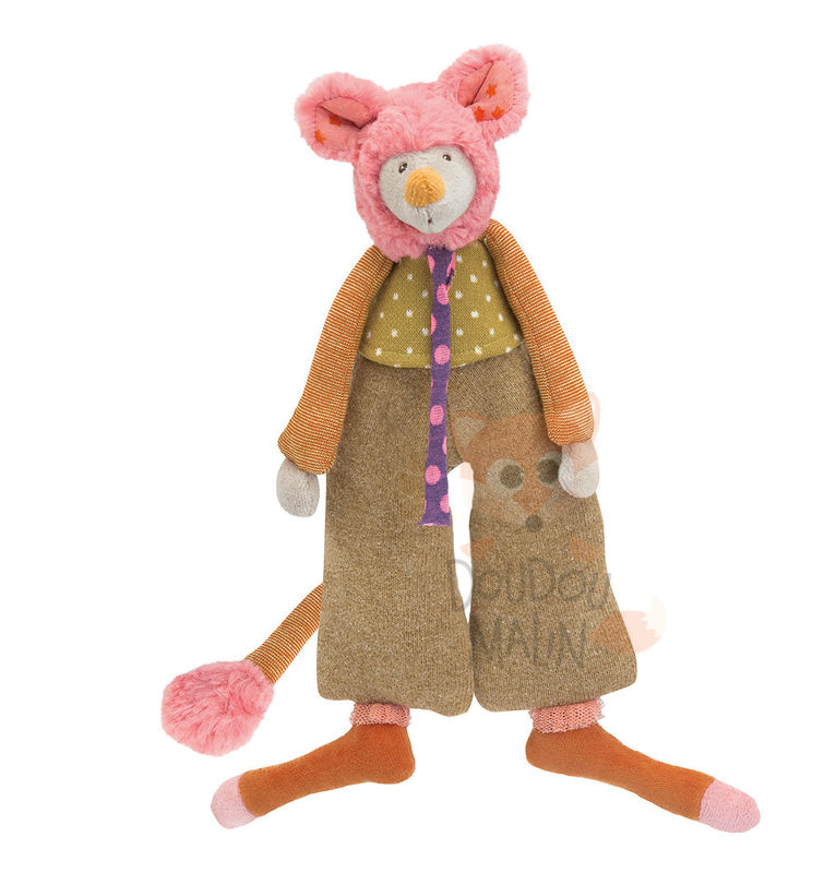  les tartempois soft toy minus the mouse orange pink 